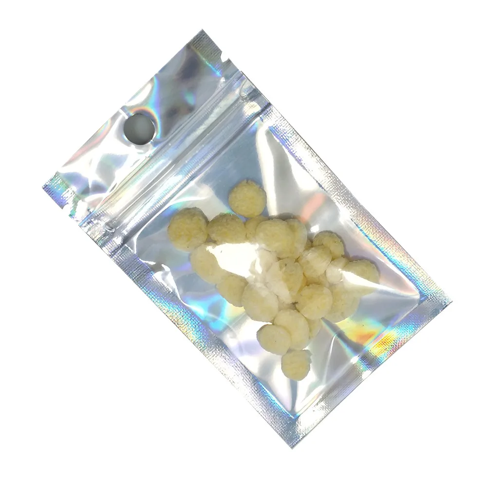 铝箔透袋 素面镭射（挂孔）D