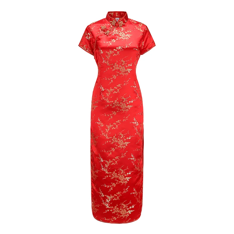 Китайские традиционные костюмы Vestito oritale женское облегающее платье Cheongsam Tang