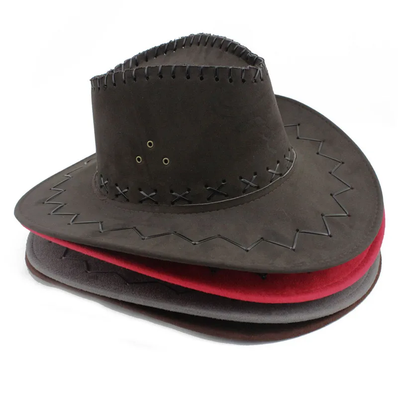 Фетровая шляпа Федора для мальчиков и девочек, детский Западный Ковбой Девушка-ковбой, шляпа, яркая шляпа Porkpie Toca Sombre Sun Hat10