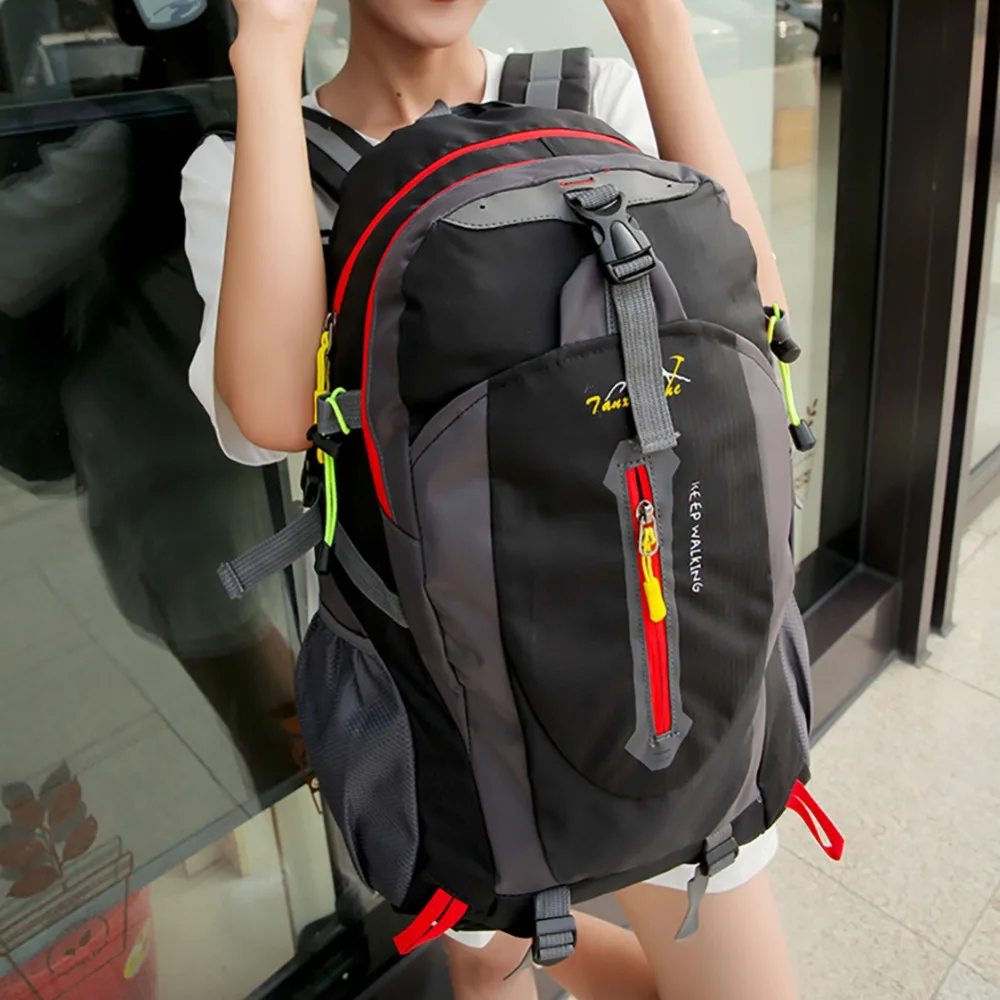Женский и мужской 40L водонепроницаемый походный рюкзак для путешествий альпинистский рюкзак для альпинизма пешего туризма и велоспорта