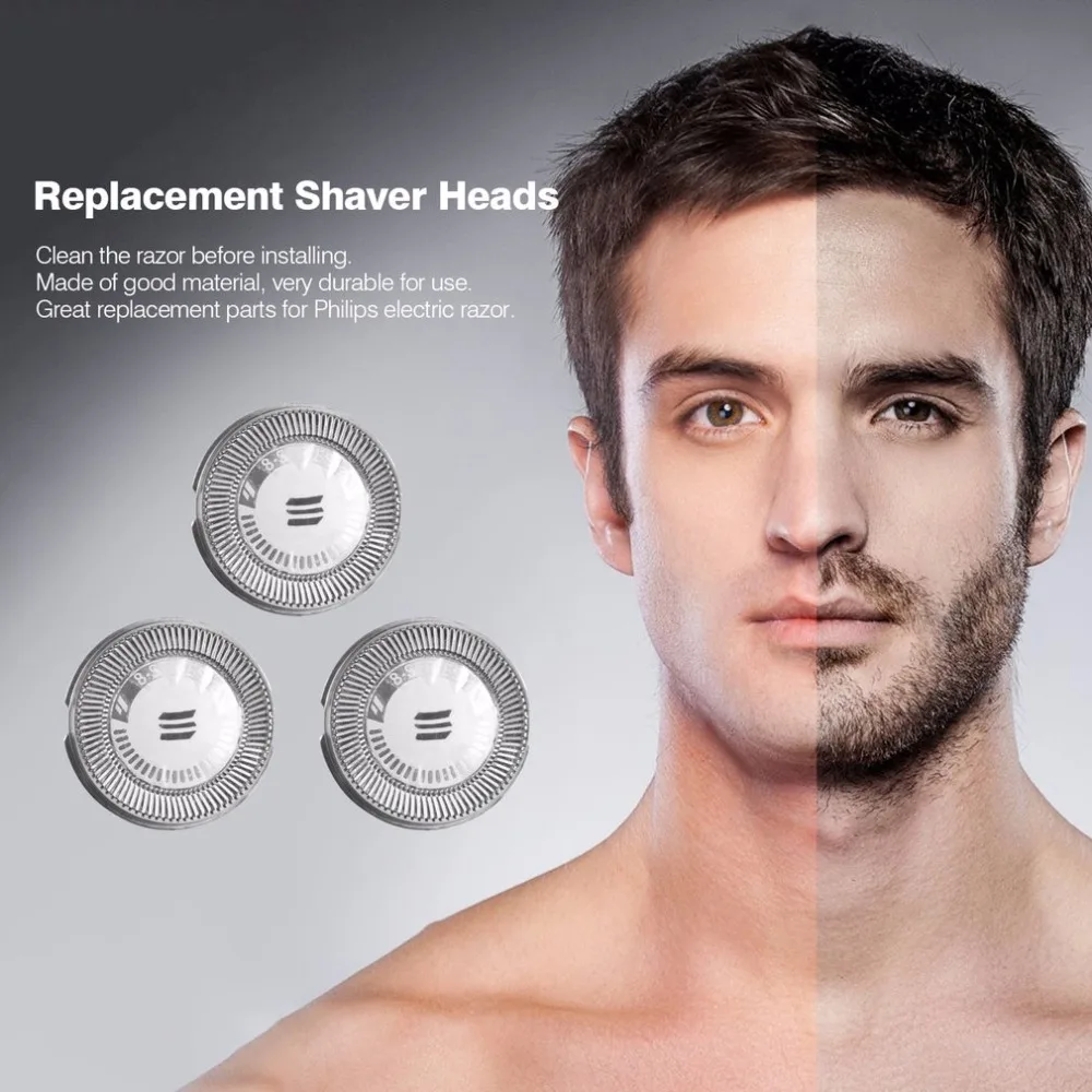

3pcs/set Professional Shaver Razor Head Replacement Blades Cutters Shaver Head For Philips Norelco HQ9 HQ8