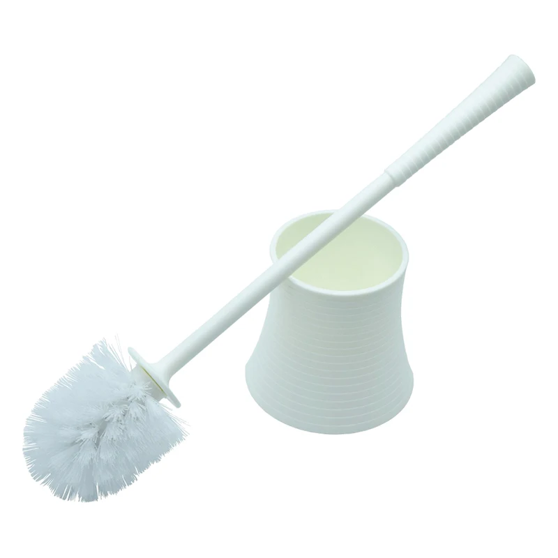 

Toilet Brush,Compact Long Holder Non-porous Base Brush for Bathroom