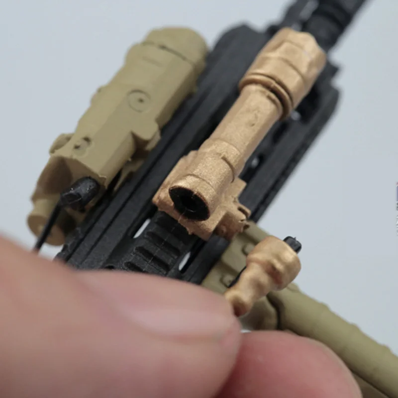 Mnotht 1/6 пистолет оружие Модель песок HK416 M4 оружие собранная Игрушка аксессуары для глушителя игрушка для 12 дюймов солдат фигурка