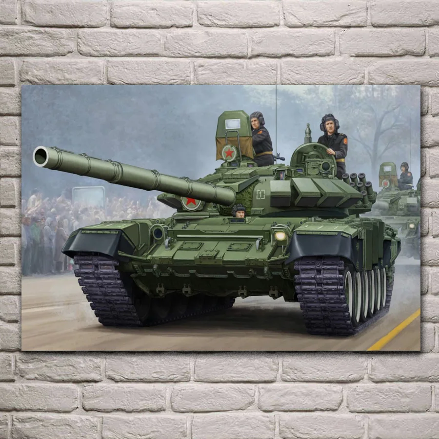 Русский Танк T 72 B Модернизированный 72A оружие K Svir QX132 гостиная домашняя стена