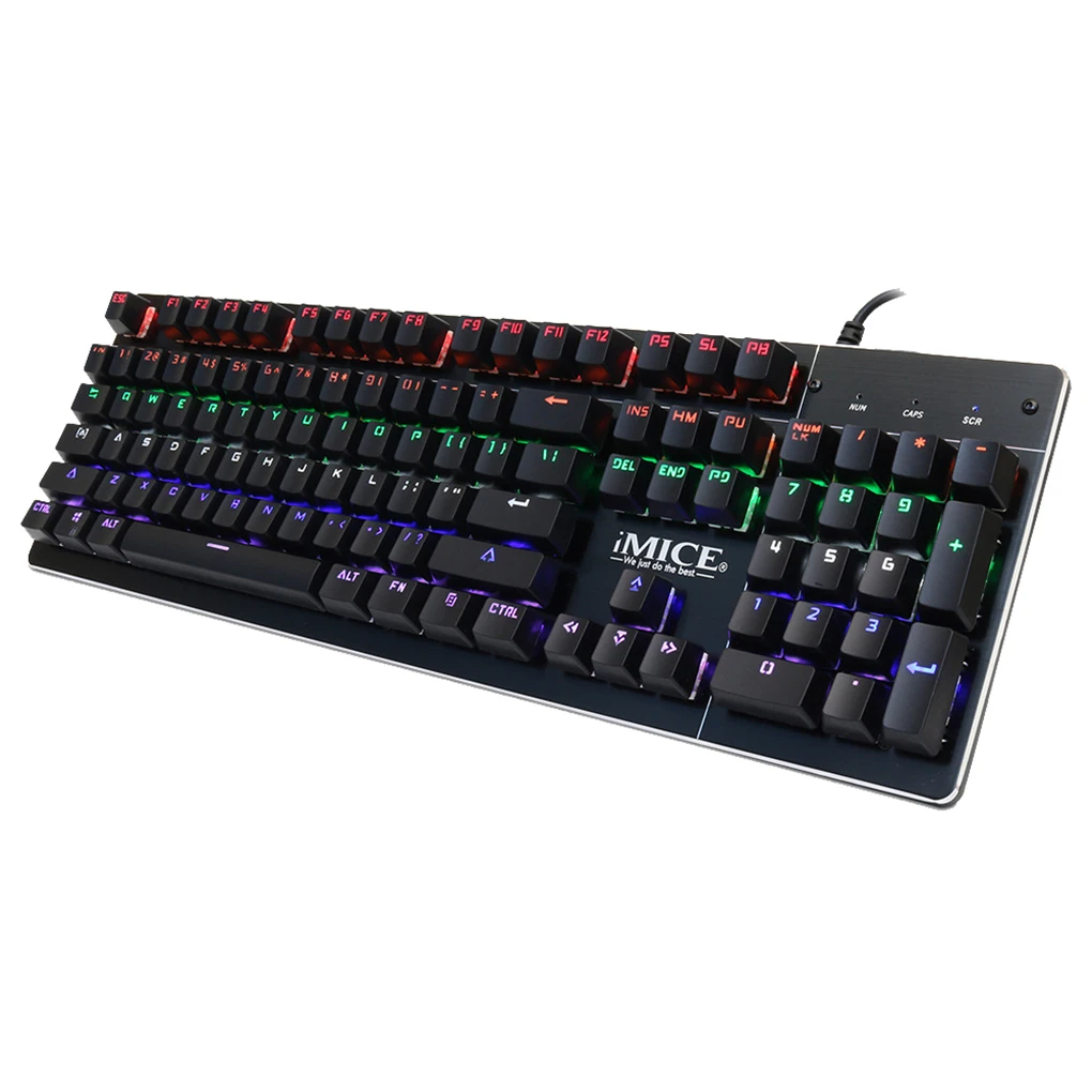 

IMICE MK-X80 Cool Game Mechanical Keyboard PC Wired Notebook Universal Color Backlight Gaming Keyboard