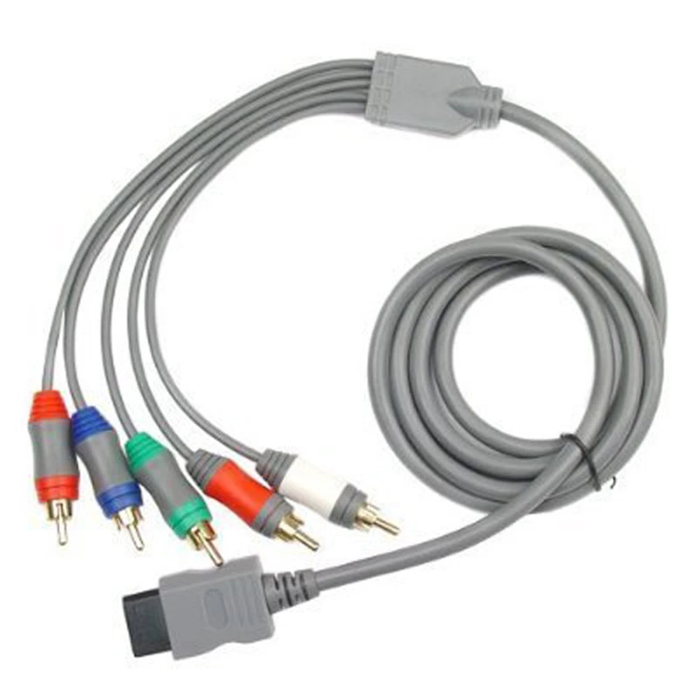 50PCS a lot Component HDTV AV High Definition Audio Video AV Cable Cord For Nintendo Wii for