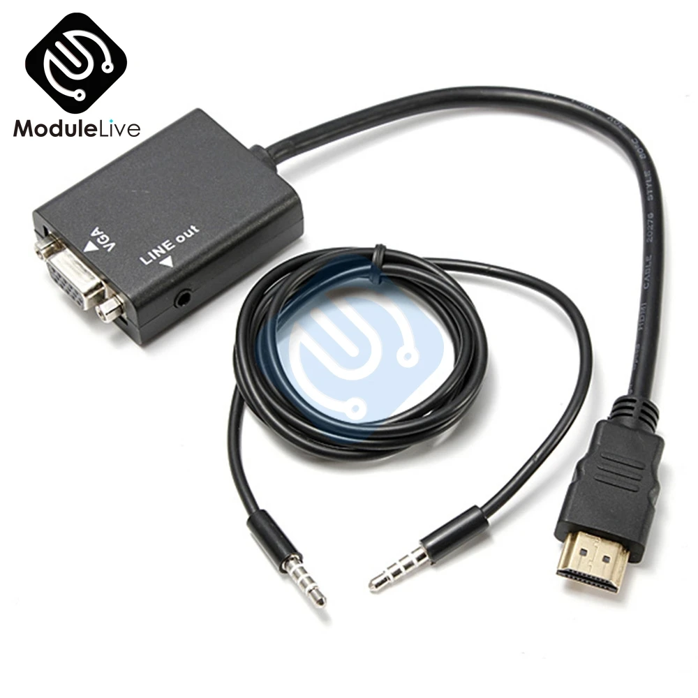 

HD 1080P HDMI to VGA MULTI DISPLAY Video Converter Adapter Cable for PC DVD HDTV