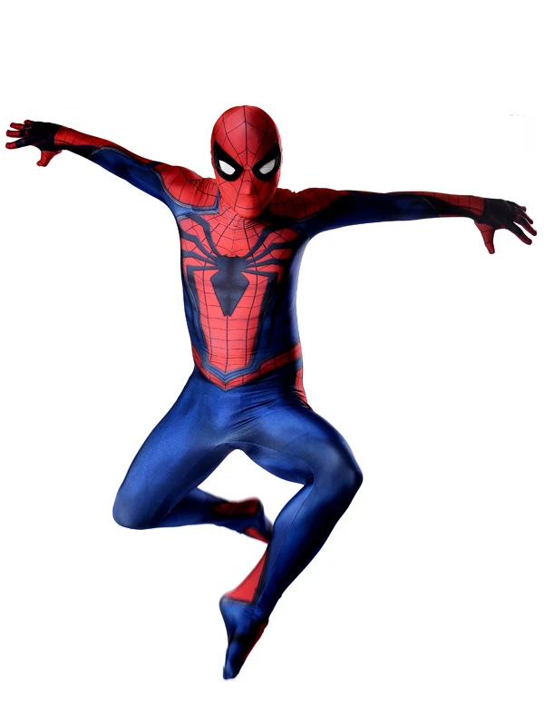 1 Amazing spiderman costume Ultimate Spiderman Costume Cosplay Halloween Superhero Costume Newest Fullbody spiderman Suit (1)