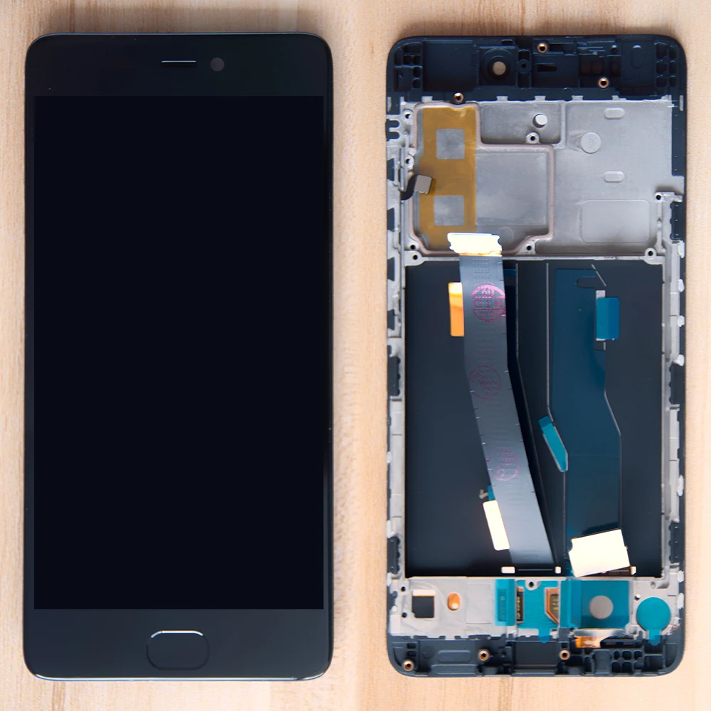 Baratos Original 5,15 LCD para Xiaomi 5S Mi5s M5s LCD pantalla táctil digitalizador Montaje del marco para Xiaomi 5S pantalla LCD sin huellas dactilares