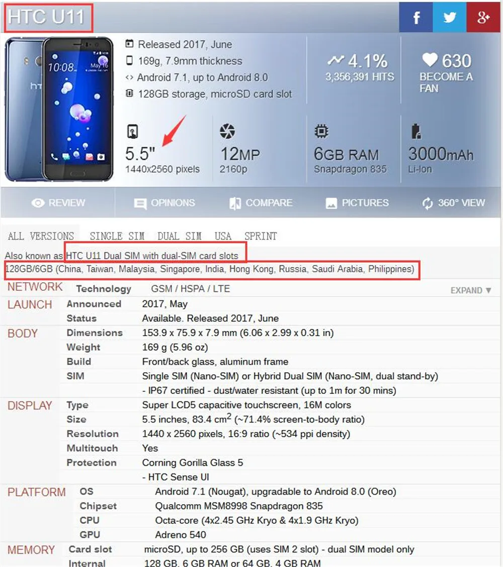HTC U11