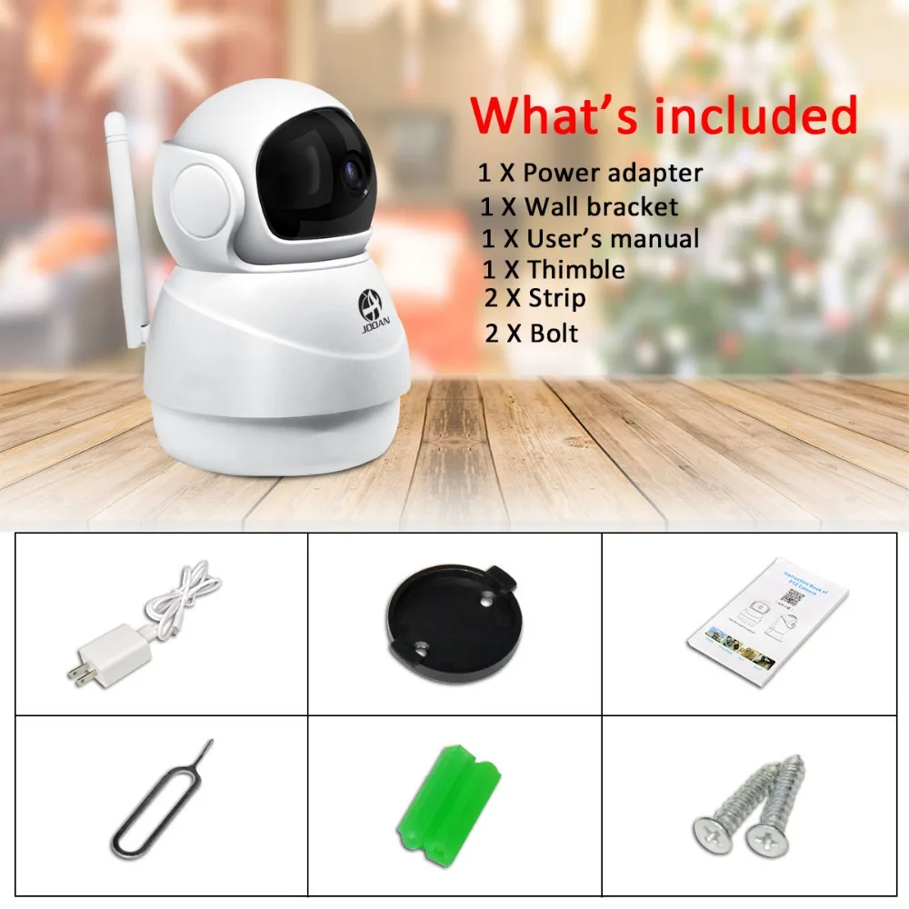 Jooan IP Camera Wireless Home Security Monitor Surveillance Camera Wifi Night Vision CCTV Camera Baby Monitor HD 720P Pet Camera Jooan IP Camera Wireless Home Security Monitor Surveillance Camera Wifi Night Vision CCTV Camera Baby Monitor HD 720P Pet Camera