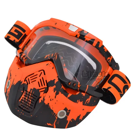 Винтажная маска для шлема, съемные очки для мотокросса, очки для скутера, шлемы, маска для мотокросса, солнцезащитные очки для катания на лыжах - Цвет: Model 11