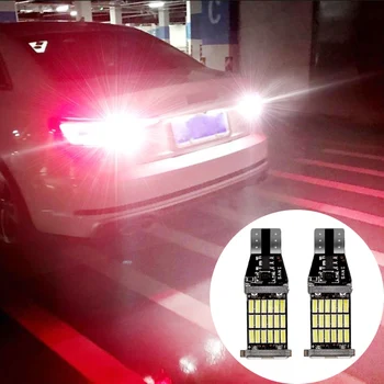 

Car T15 Canbus LED Bulbs Auto Led Reverse High Stop Rear Lamp Error Free 6000 Back Up Lights For Toyota Corolla Camry Prado