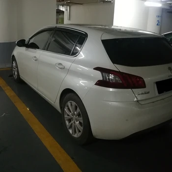 

UBUYUWANT Fit For Peugeot 308 2014 2015 4PCS/SET Window Visor Vent Shades Sun Rain Deflector Guard Auto Accessories