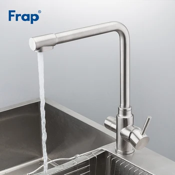 

Frap kitchen faucets waterfilter taps stainless steel mixer drinking water filter faucet Kitchen sink tap Water tap Y40036