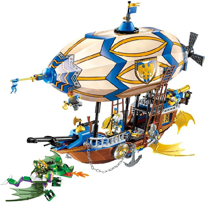 

669pcs Glory Battle Series Compatible Legoingly city technic Glory spaceship airship battleship cannon DIY figures Bricks gifts
