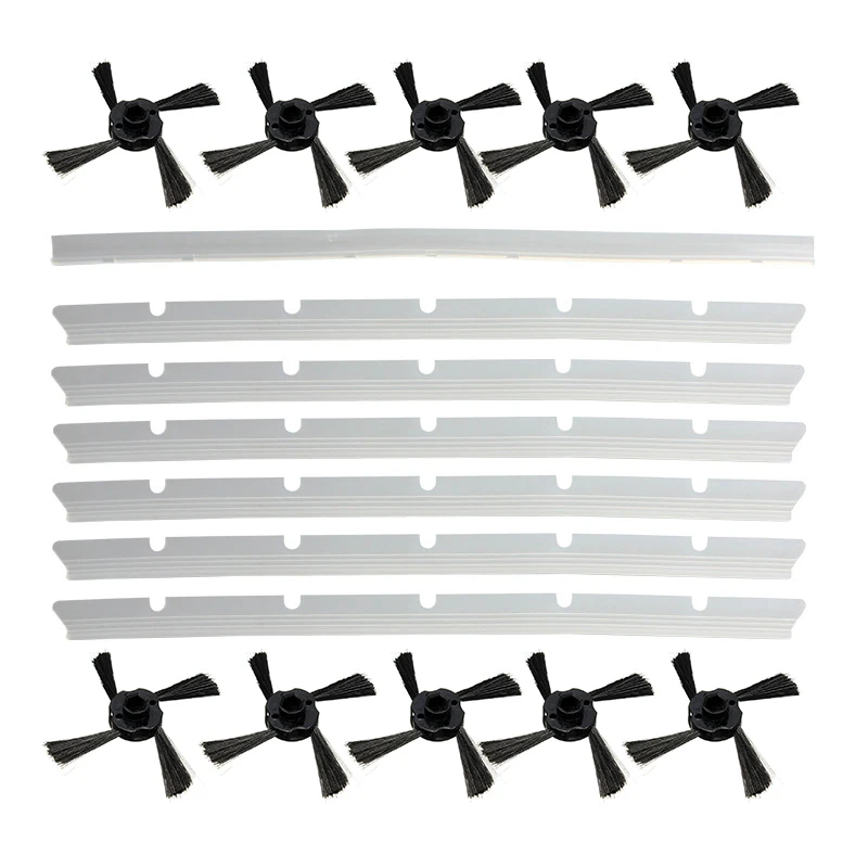 

10Pc Side Brush + 1Set Blade & Squeegee For Neato Botvac 70E 75 85 80