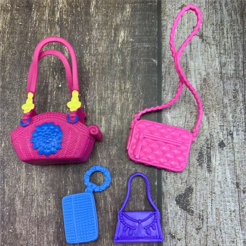 4 шт. милая сумка красочные сумки для кукол аксессуары для Барби Кукла девочка дети игрушка подарок Y51E