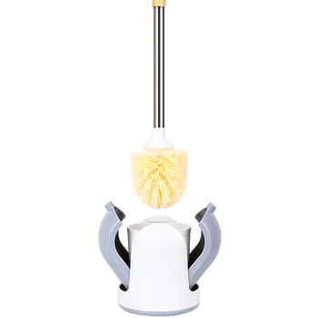 

Creative no dead corner toilet brush hidden long handle toilet brush LO64409