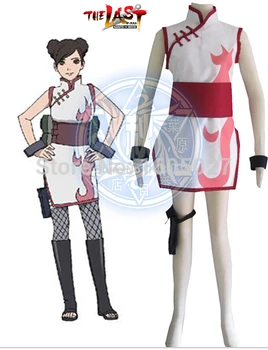 

Hot Anime Naruto Tenten Cheongsam Action Figure Dress Cosplay Naruto Tenten Cheongsam Costume Party Dress Skirt Women Clothing