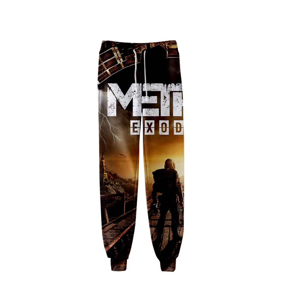 Metro Exodus/осенние и зимние спортивные штаны унисекс, ролевые повседневные штаны в стиле хип-хоп, новинка 2018 года, тонкие бархатные штаны