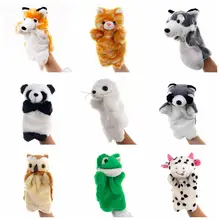 Кавайная панда, ручная кукла, милые животные, лягушка, корова, мышь, кукла, плюшевая игрушка, животные, куклы, перчатка, Ручные куклы, мягкие игрушки для детей