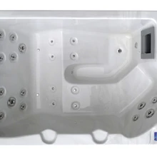 Роскошный специальный дизайн 1,8 м открытый джакузи массажная ванна 2 Человека Гидромассажные Ванны спа гидромассажная Ванна M-3375