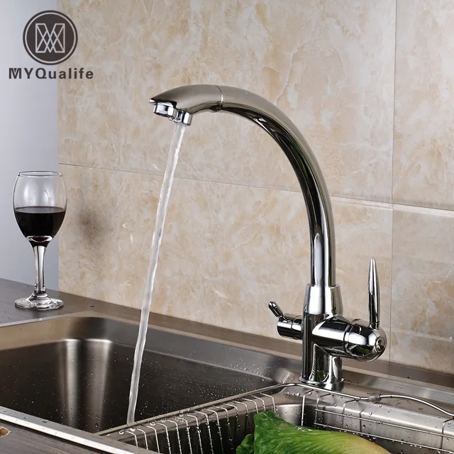 Best Offers Deck Mounted Chrome Vegetables Basin Water Purifier Kitchen Faucet Full Copper Spout Hot and Cold Faucet Sink Mixers Pure Versat Best Offers Deck Mounted Chrome Vegetables Basin Water Purifier Kitchen Faucet Full Copper Spout Hot and Cold Faucet Sink Mixers Pure Versat