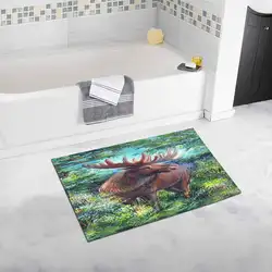 Moose в лесу мягкие мохнатые Кухня ковриком Ванная комната ковер коврики