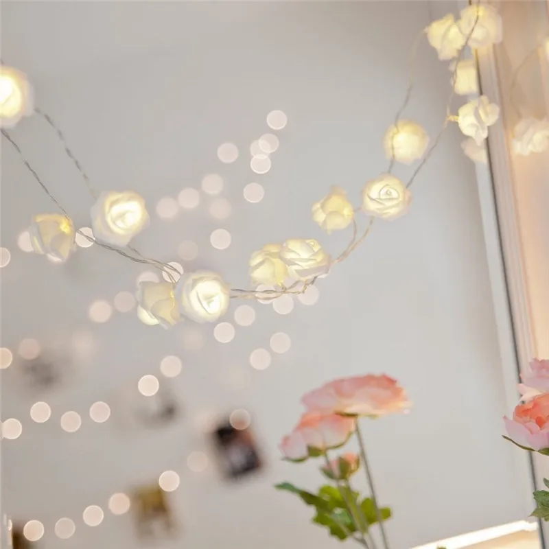 2,5 метров пульт дистанционного управления розовая свеча свет для свадьбы или романтического украшения дня рождения, теплый белый или меняющий цвет свет