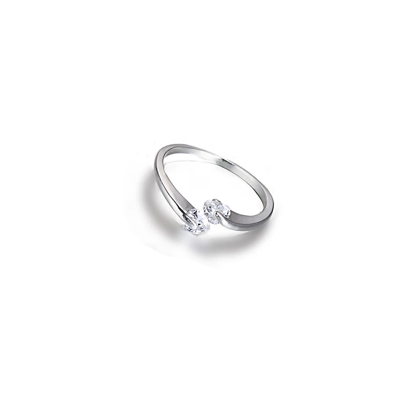 

Fashion Simple Female Crystal 3 Colors Opening Rings Jewelry Dream Round Gem Series Ring jewelry wholesale