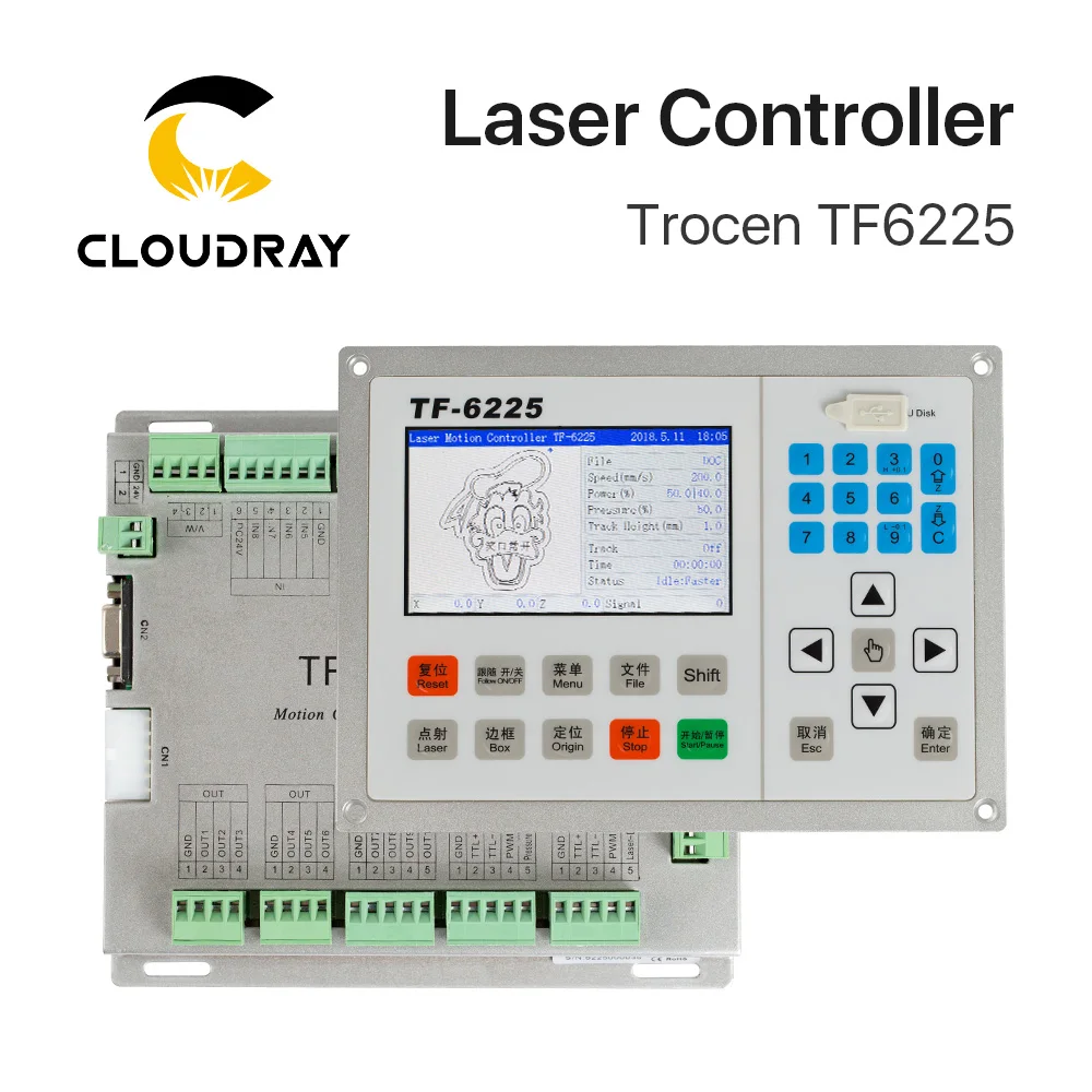 

Cloudray Trocen Anywells TF6225 Co2 Laser Controller System for Laser Engraving and Cutting Machine