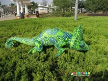 plush chameleon toy simulation new green chameleon doll gift about 70cm