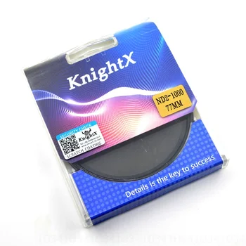 

KnightX ND2 to ND1000 ND400 ND2-400 ND2-ND400 Variable Density ND Camera Lens Filter For canon nikon 49 52 55 58 62 67 72 77 MM