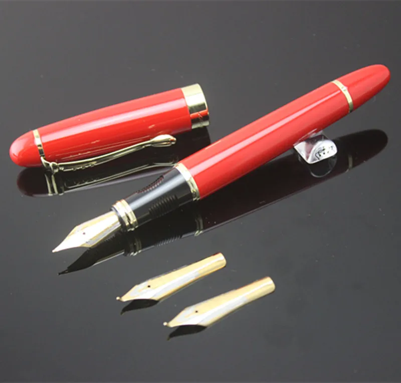 Jinhao 450 Metal Fountain Pen 0.5mm Nib calligraphy pen Nib Steel Ink