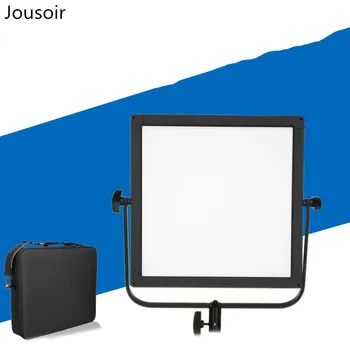 

Photo LED flat panel soft light, Lee Shuai LED518AS dual color temperature photo shoot interview portable battery pack