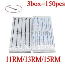 11 RM/13RM/15RM Hot Sterilized Tattoo Needles Disposable Tattoo Gun Needle For Tattoo Ink Machine Grips Kits Best Quality