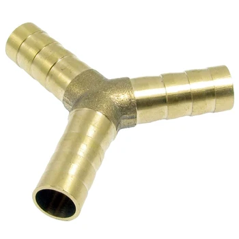 

Y-hose connector made of brass, 3-way connector