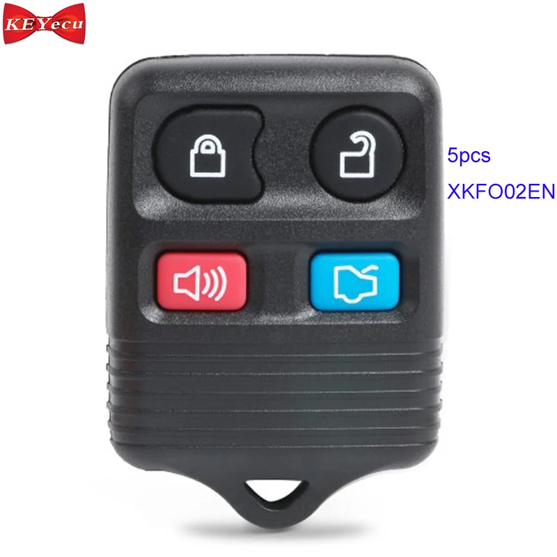 5 шт. XHORSE XKFO02EN универсальный дистанционный брелок 4 кнопки для Ford VVDI ключ инструмент английская версия