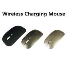 Новая перезаряжаемая беспроводная мышка ультра тонкая мини оптическая Ультратонкая мышь с зарядным кабелем для компьютера ноутбука 4 кнопки