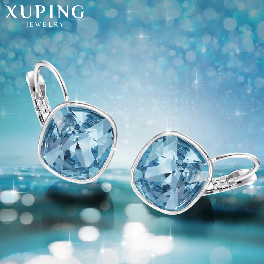 Xuping Роскошные серьги-кольца ювелирные изделия Кристаллы от Swarovski вечерние подарки темперамент для женщин девочек M73 \ M74 M75-20353