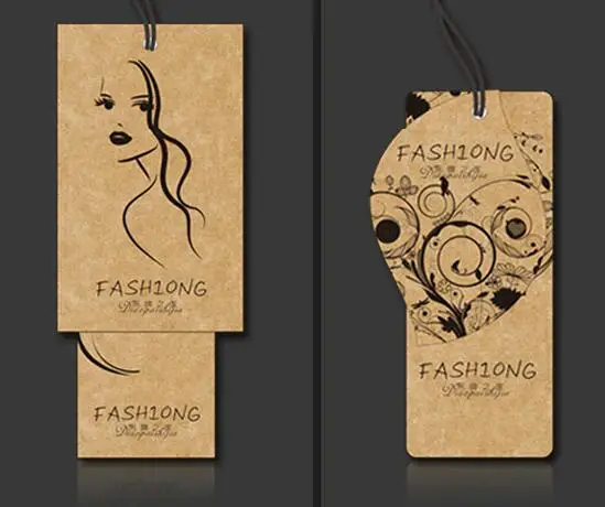 label tag supplier clothing printing hang tags custom kraft paper