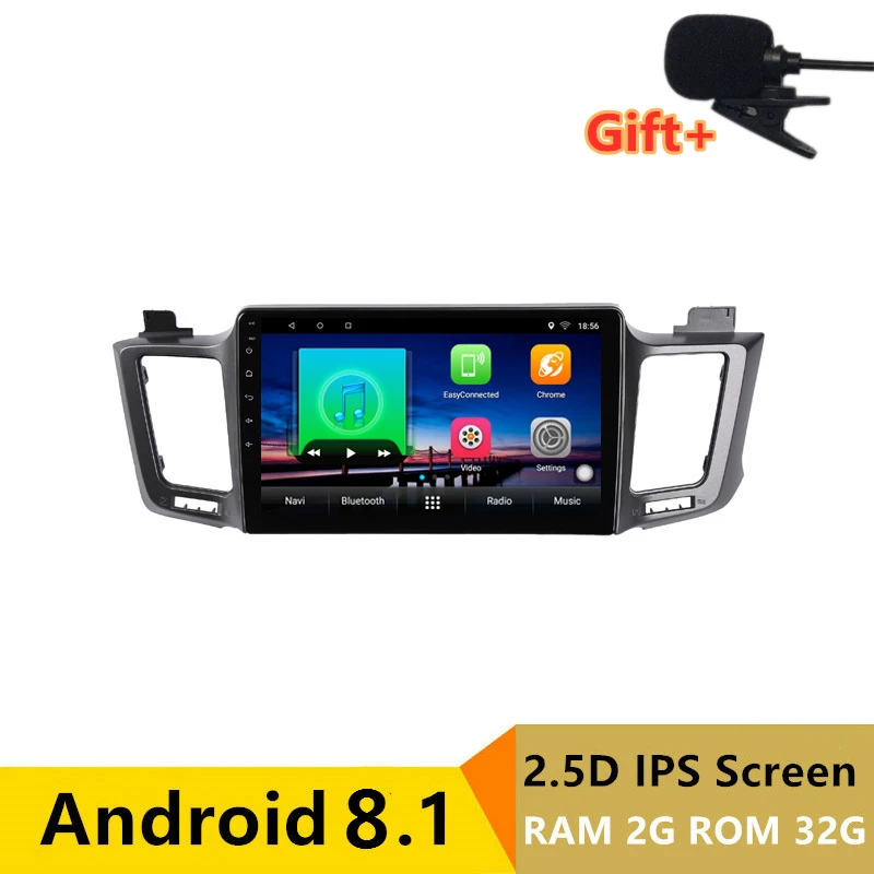 

10.1" 2G RAM 32G ROM Car DVD Video Player GPS For Toyota RAV4 2013 2014 2015 audio car radio stereo navigator bluetooth wifi