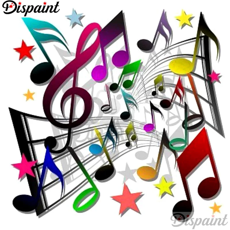 

Dispaint Full Square/Round Drill 5D DIY Diamond Painting "Music character" Embroidery Cross Stitch 3D Home Decor A12522