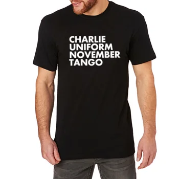 

Mens Charlie Uniform Funny Offensive T-Shirts Men Christmas Gift Tee