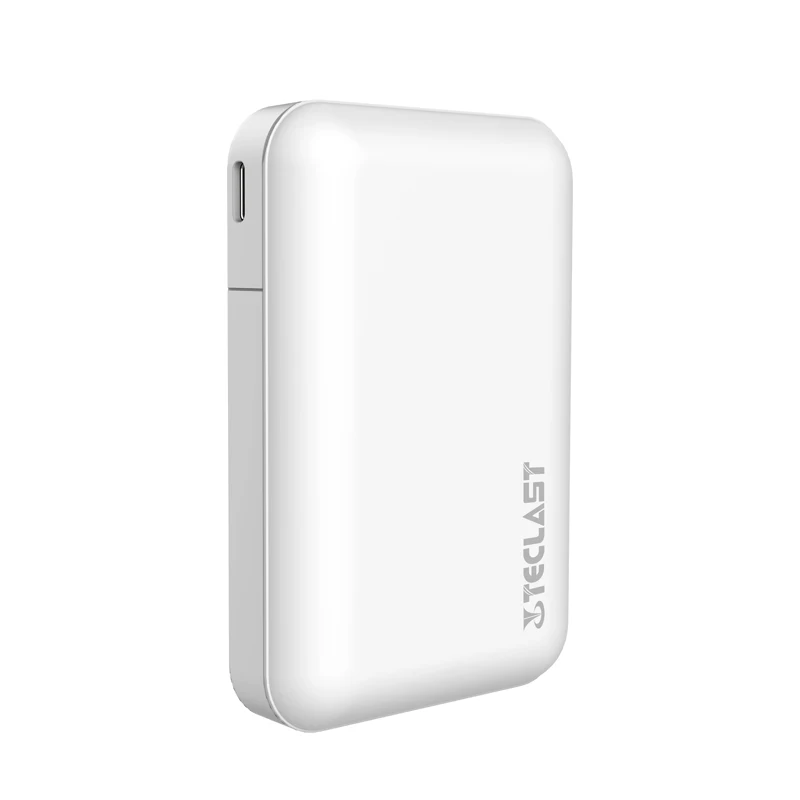 

Teclast Mini Power Bank D10 10000mAh Dual USB External Battery Charger Micro USB / Type C Input for Samsung Xiaomi Huawei