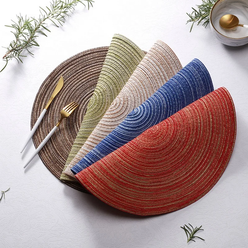 

Creative Cotton Weave Placemat Coasters Tableware Mat Heat-Insulated Table Mat Pot Dish Bowl Plate Cup Pad Kitchen Bar Accessory