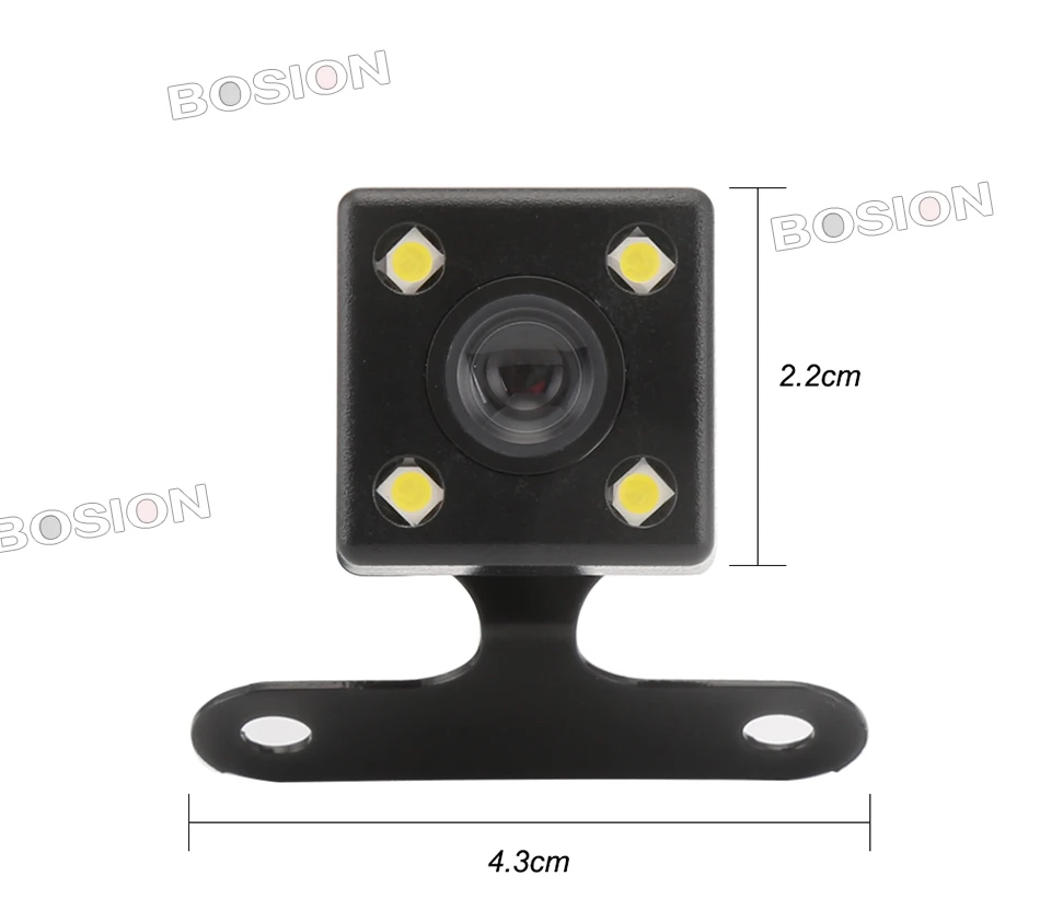 180 Angle Car Rear View Camera HD Night Vision Reverse Camera IP67 DC 12V Universal Autoradio Vehicle Parking Camera