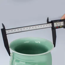300mm 200 eletrônico digital caliper lcd plástico vernier pinça longa mandíbula micrômetro interno exterior medidor de diâmetro ferramentas de medição