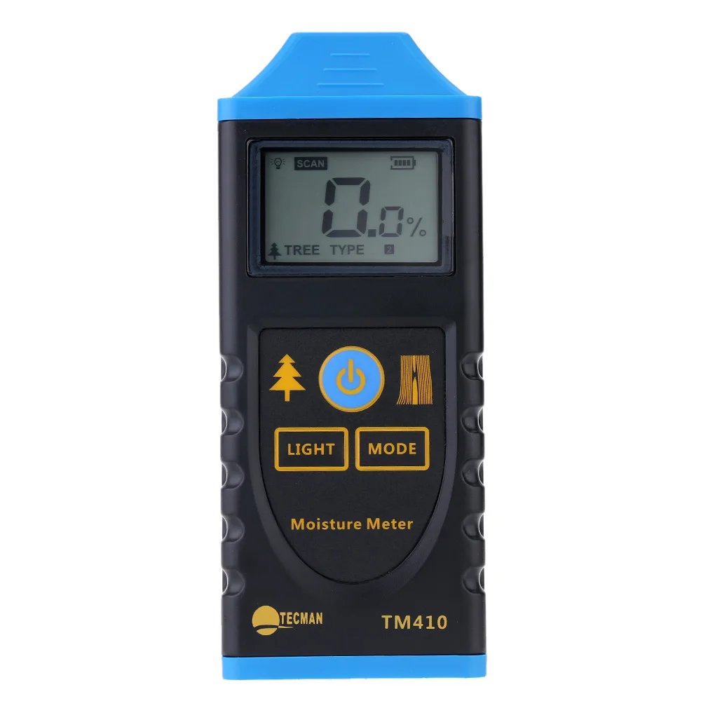 

Fast arrival TM410 Digital Wood Moisture Meter Test Probe Humidity Tester Wood Moisture Analyzers LCD Backlight Display